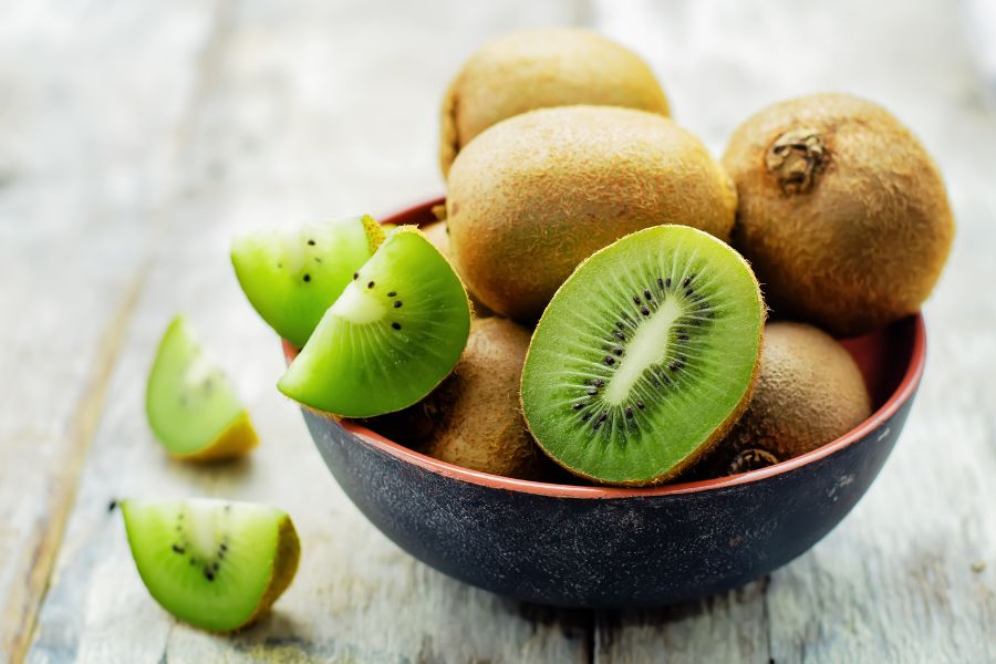 Kiwi in a bowl